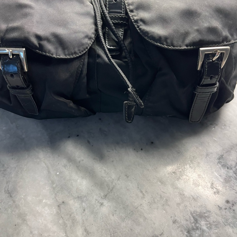 Prada Black Backpack Water-Resistant Nylon - Picture 4 of 13